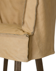 Guatemala Barchair | Aniline Leather | Cashew Uniqwa Collections