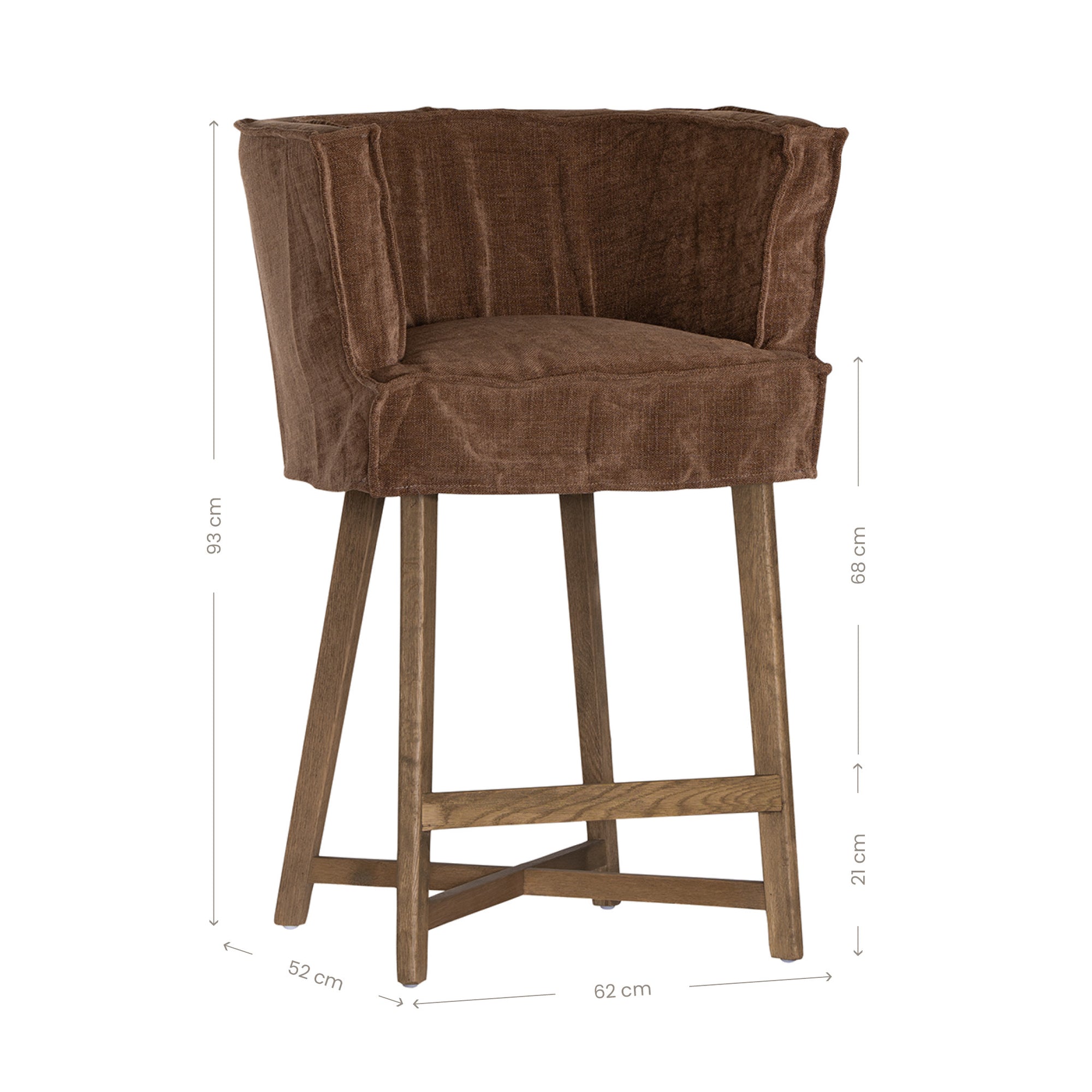 Guatemala Barchair | Cocoa Uniqwa Collections