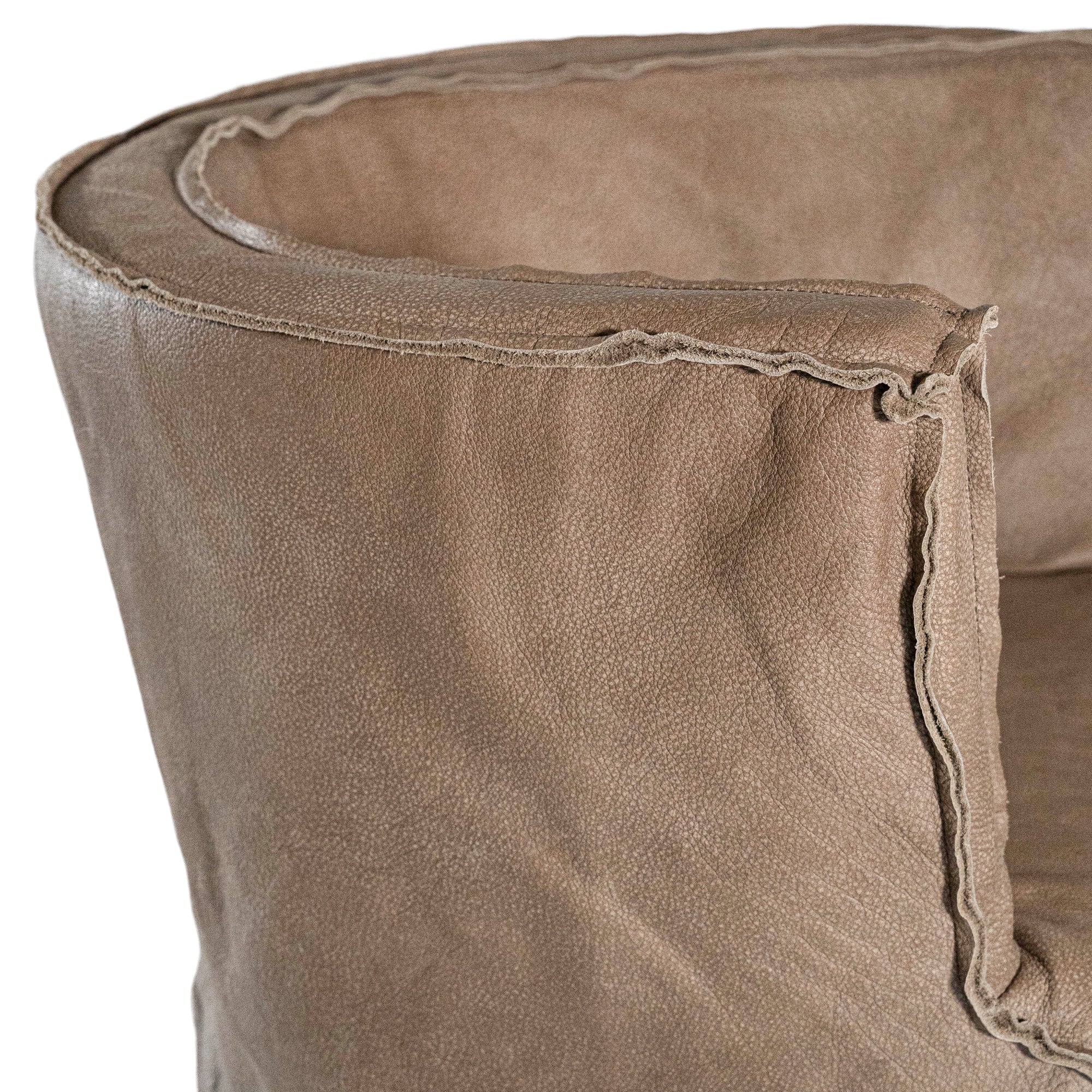 Guatemala Leather Barchair | Enoki Brown Uniqwa Collections