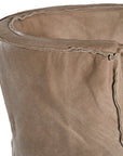 Guatemala Leather Barchair | Enoki Brown Uniqwa Collections