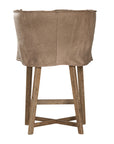 Guatemala Leather Barchair | Enoki Brown Uniqwa Collections