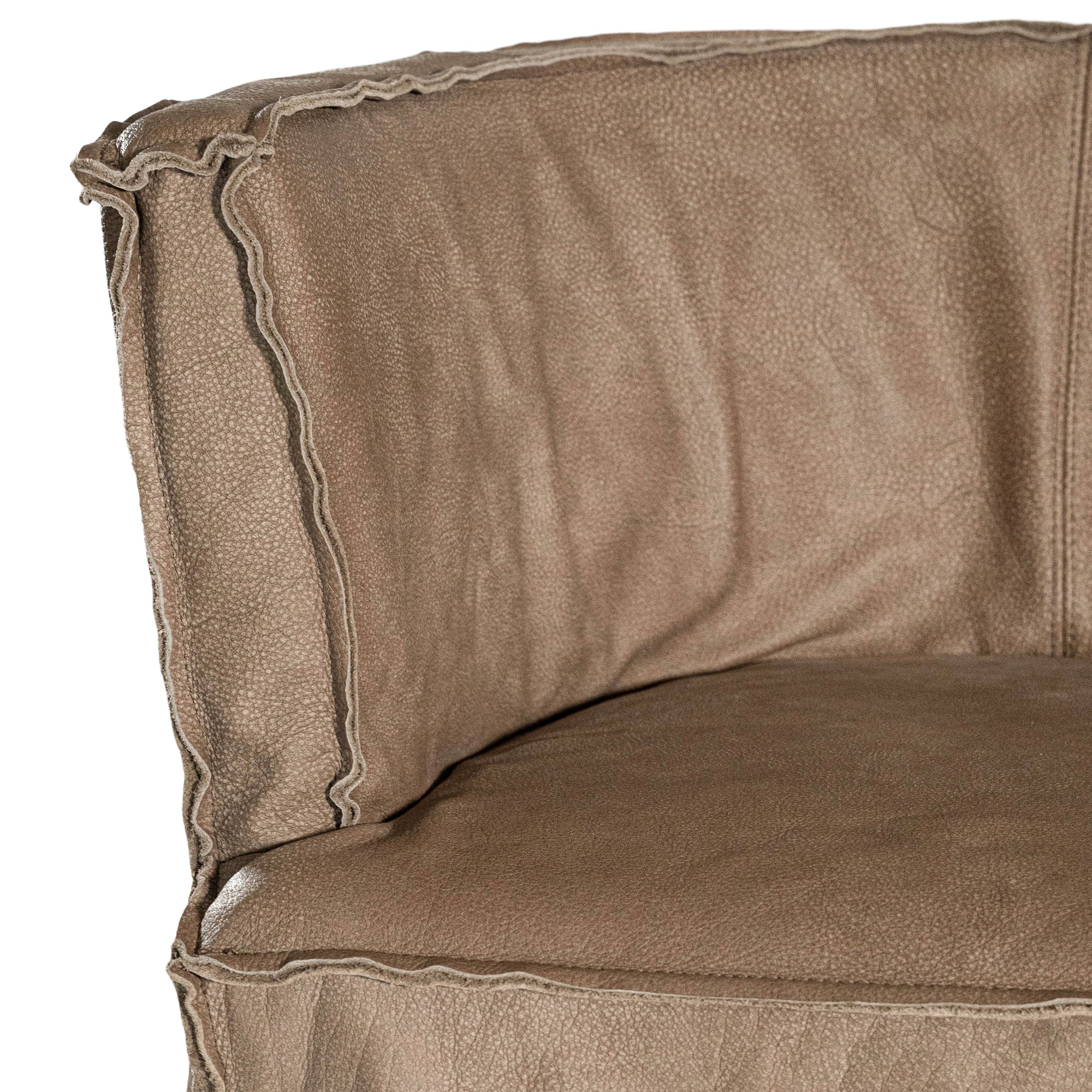 Guatemala Leather Barchair | Enoki Brown Uniqwa Collections