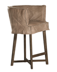 Guatemala Barchair | Aniline Leather | Enoki Brown Uniqwa Collections