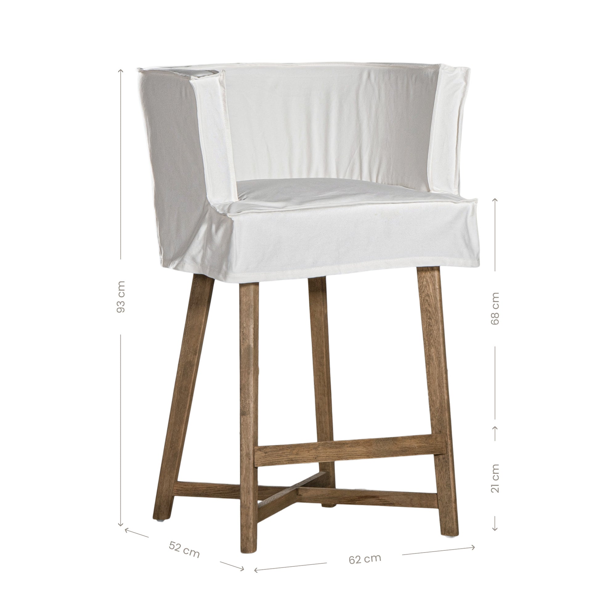 Guatemala Barchair | White Uniqwa Collections