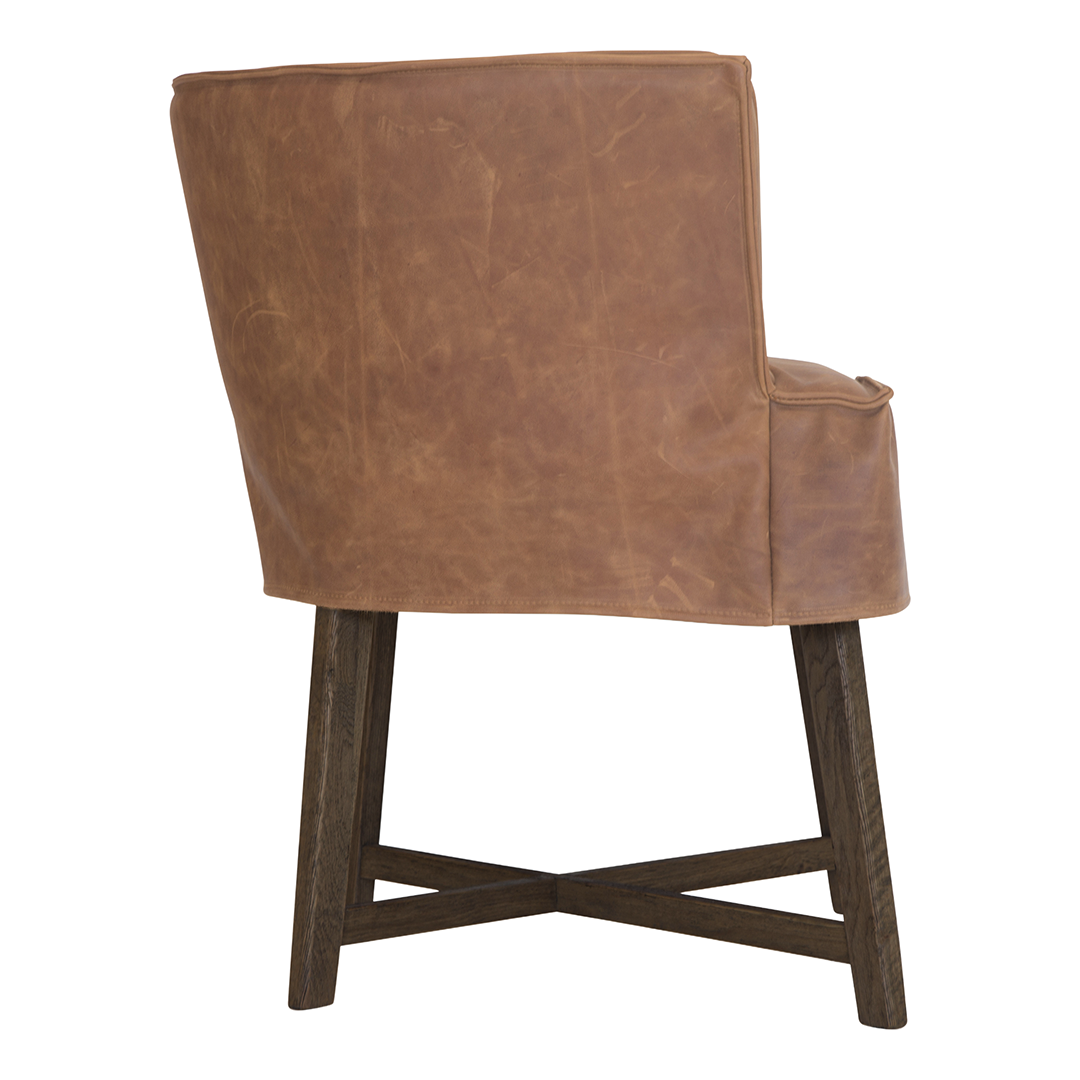 Guatemala Dining Chair | Leather | Brogan Brown Uniqwa Collections