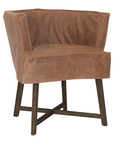 Guatemala Dining Chair | Leather | Brogan Brown Piccolo Uniqwa Collections