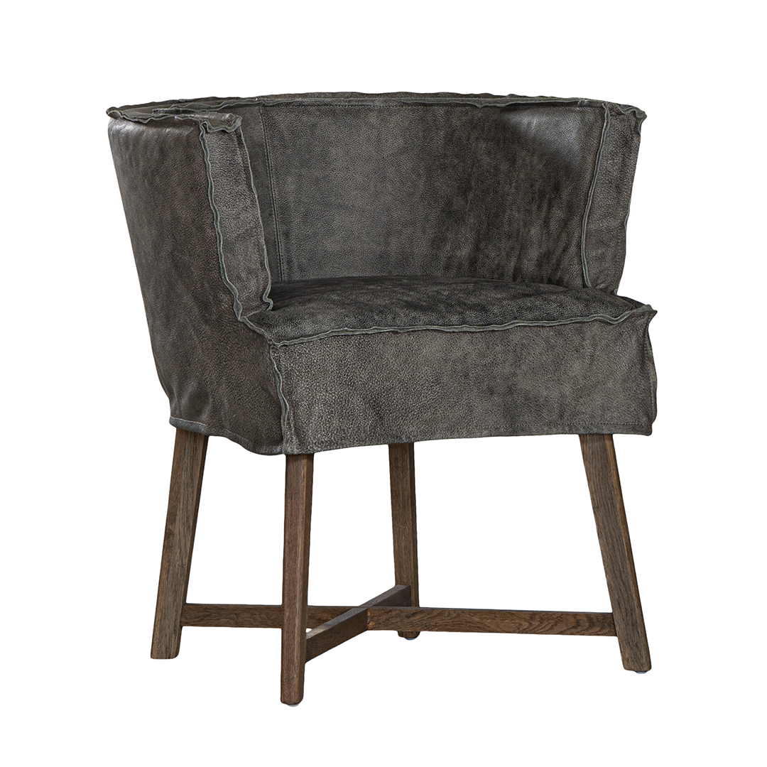 Guatemala Dining Chair | Buffalo Leather | African Slate Uniqwa Collections