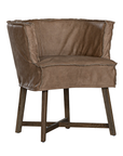 Guatemala Dining Chair | Buffalo Leather | Mushroom Brown Uniqwa Collections