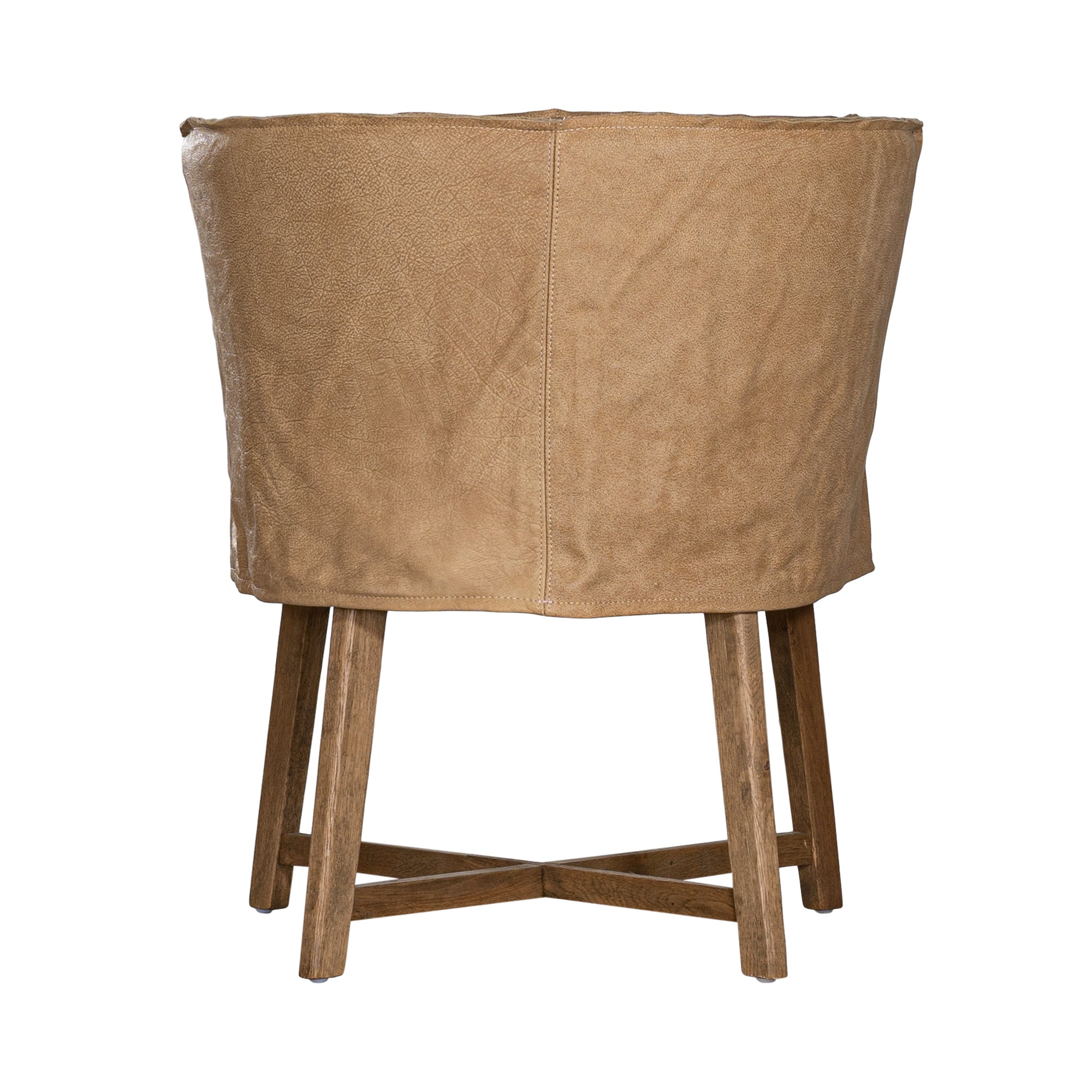 Guatemala Dining Chair | Buffalo Leather | Savannah Nut Uniqwa Collections