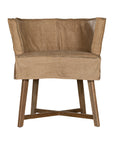 Guatemala Dining Chair | Buffalo Leather | Savannah Nut Uniqwa Collections