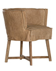 Guatemala Dining Chair | Buffalo Leather | Savannah Nut Uniqwa Collections