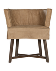 Guatemala Dining Chair | Buffalo Leather | Savannah Nut Uniqwa Collections