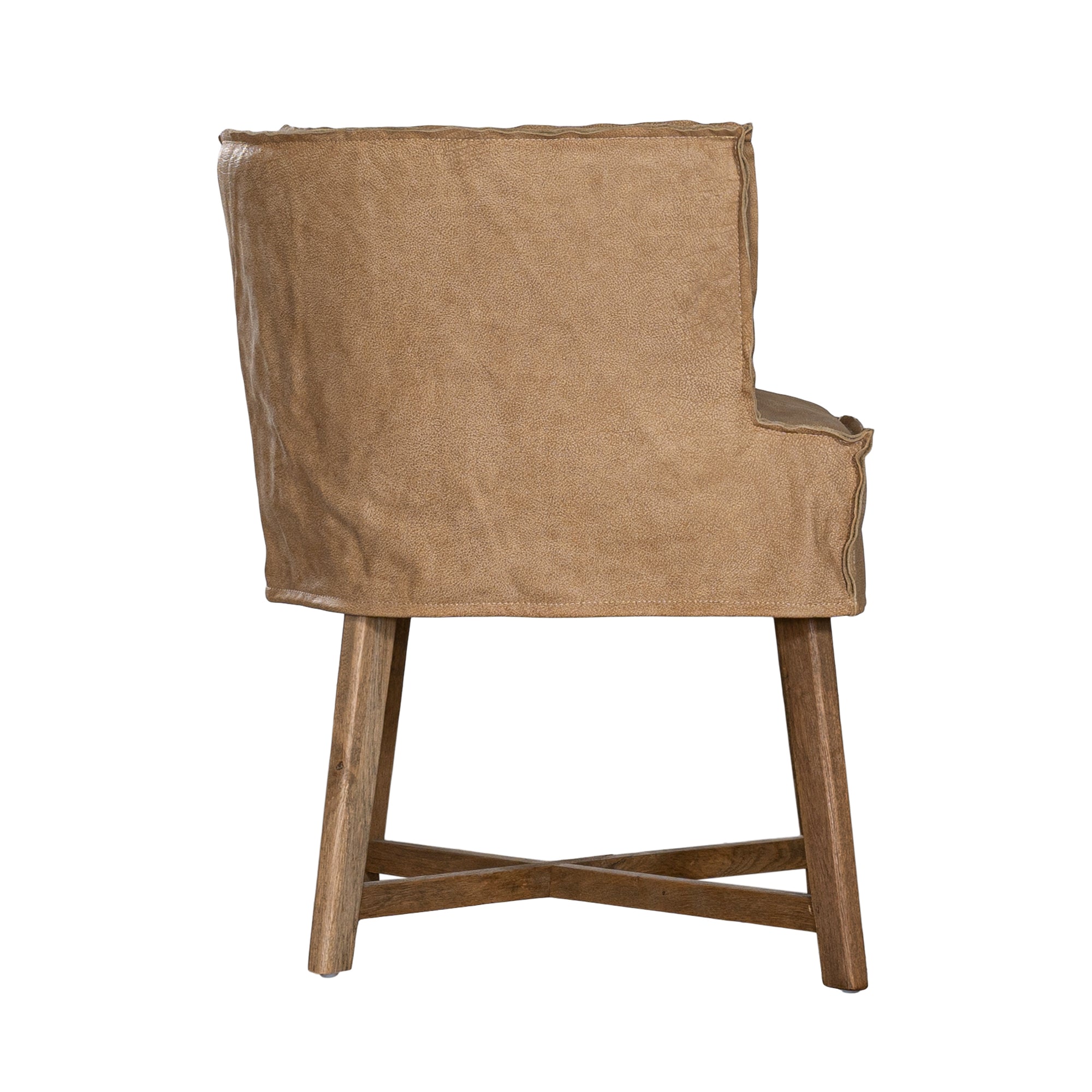 Guatemala Dining Chair | Buffalo Leather | Savannah Nut Uniqwa Collections