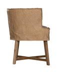 Guatemala Dining Chair | Buffalo Leather | Savannah Nut Uniqwa Collections