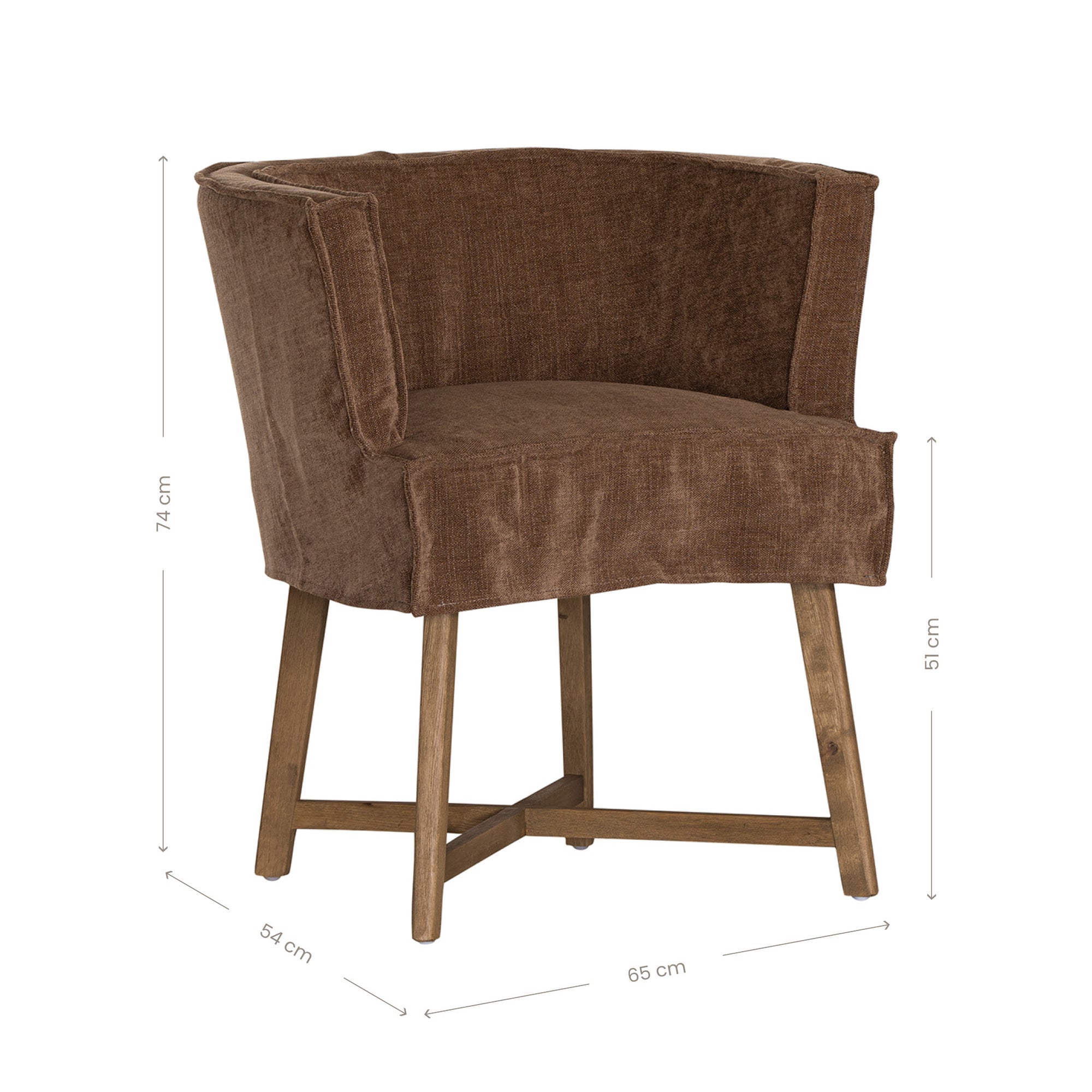 Guatemala Dining Chair | Cocoa Uniqwa Collections