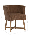 Guatemala Dining Chair | Cocoa Uniqwa Collections