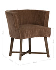 Guatemala Dining Chair | Cocoa Uniqwa Collections