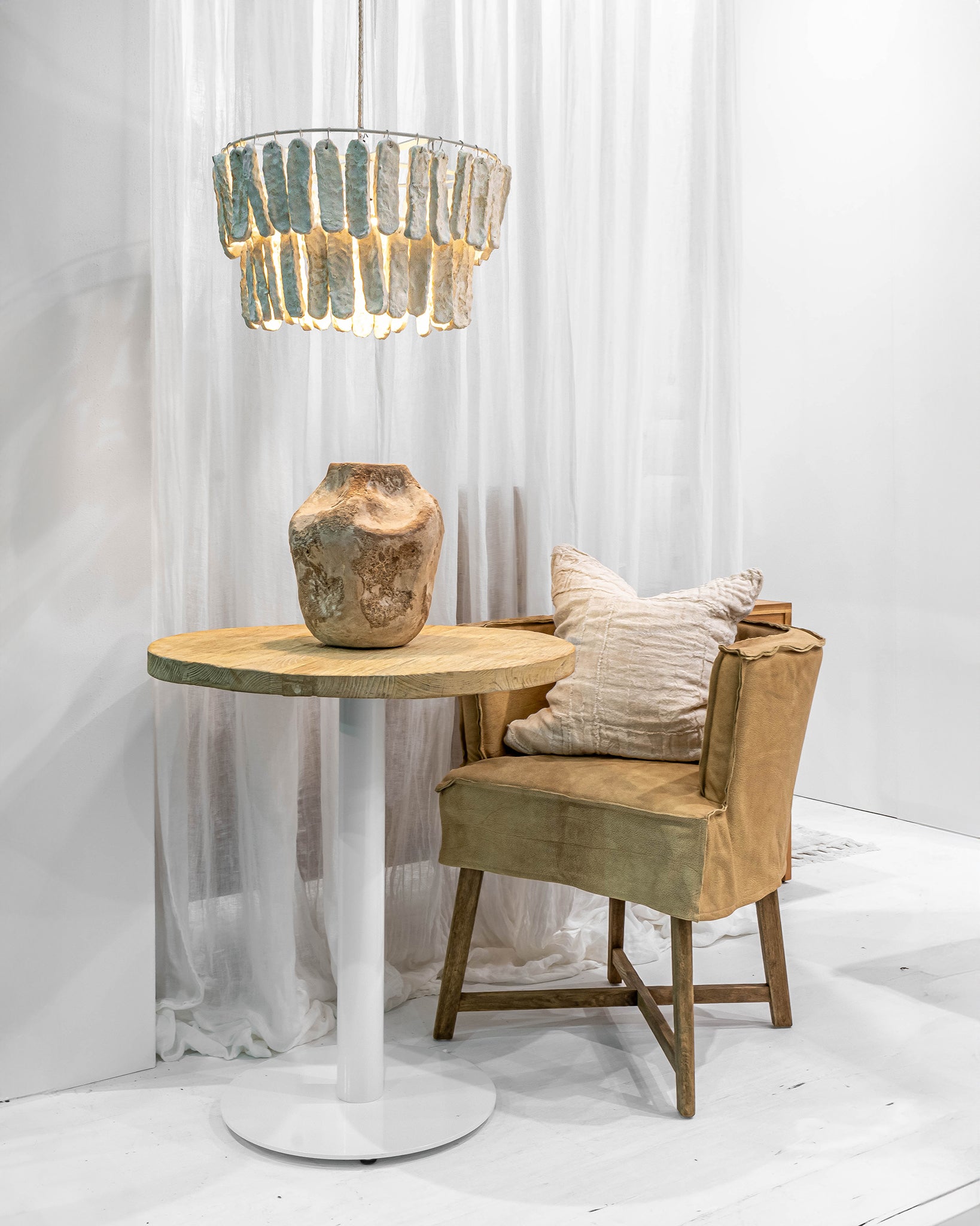 Guatemala Dining Chair | Buffalo Leather | Savannah Nut Uniqwa Collections