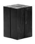 Hamali Block Side Table Black Uniqwa Collections