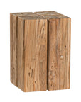 Hamali Block Side Table Natural Uniqwa Collections