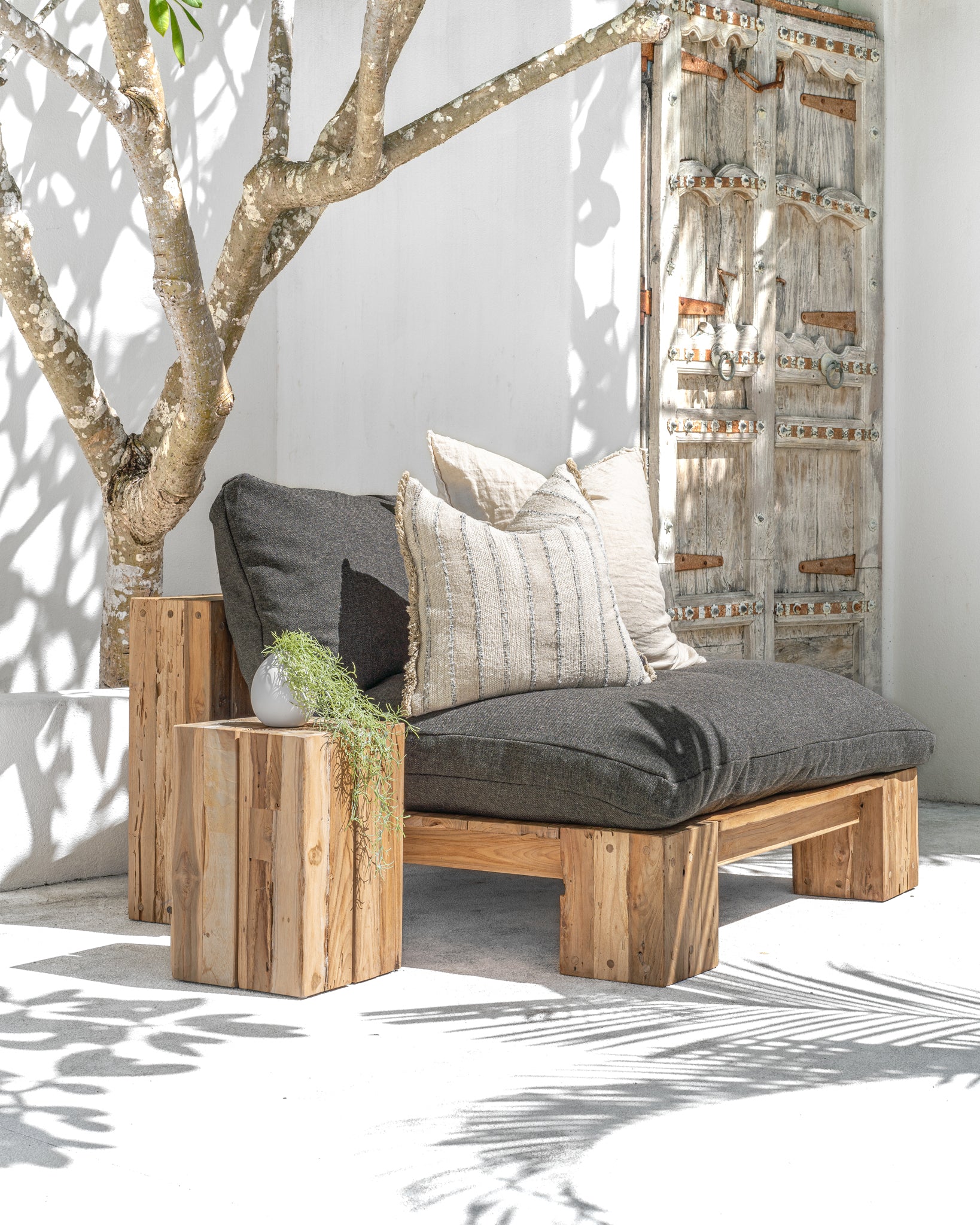Hamali Block Side Table Uniqwa Collections