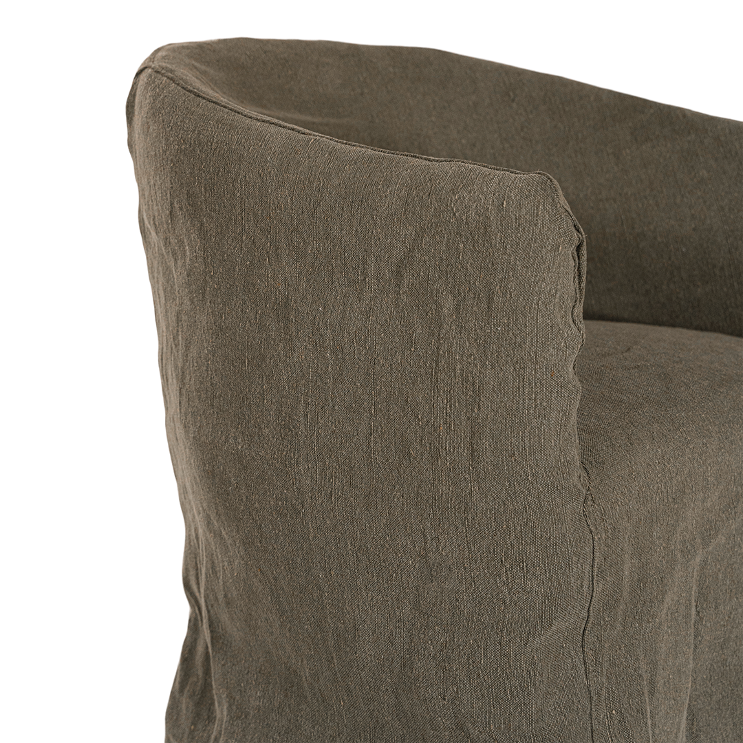 Hamilton Dining Chair Slipcover Bark Uniqwa Collections