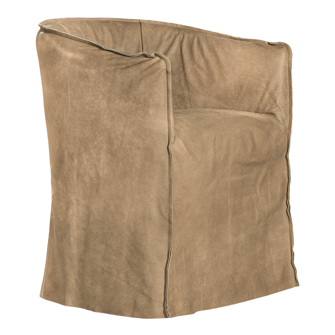 Hamilton Dining Chair | Aniline Leather | Cashew Uniqwa Collections