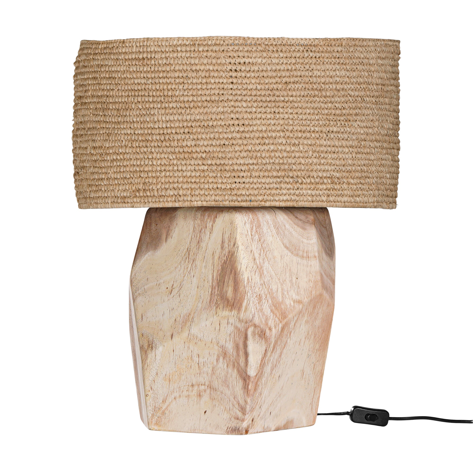 Harare Table Lamp | Lyric Shade Natural Natural Uniqwa Collections