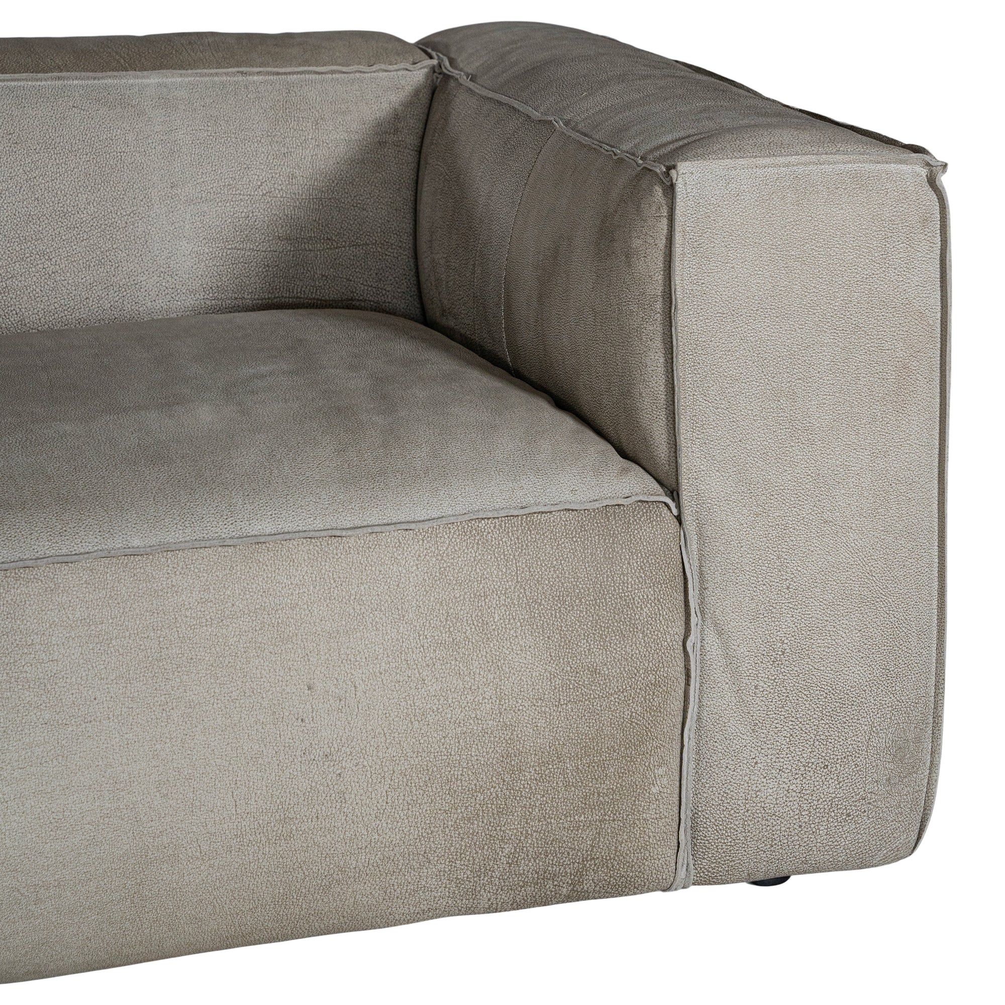Harlow Sofa | Three Seater | Earthy Grey Uniqwa Collections