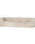 Harlow Sofa | Fur Luxe | Three Seater Uniqwa Collections
