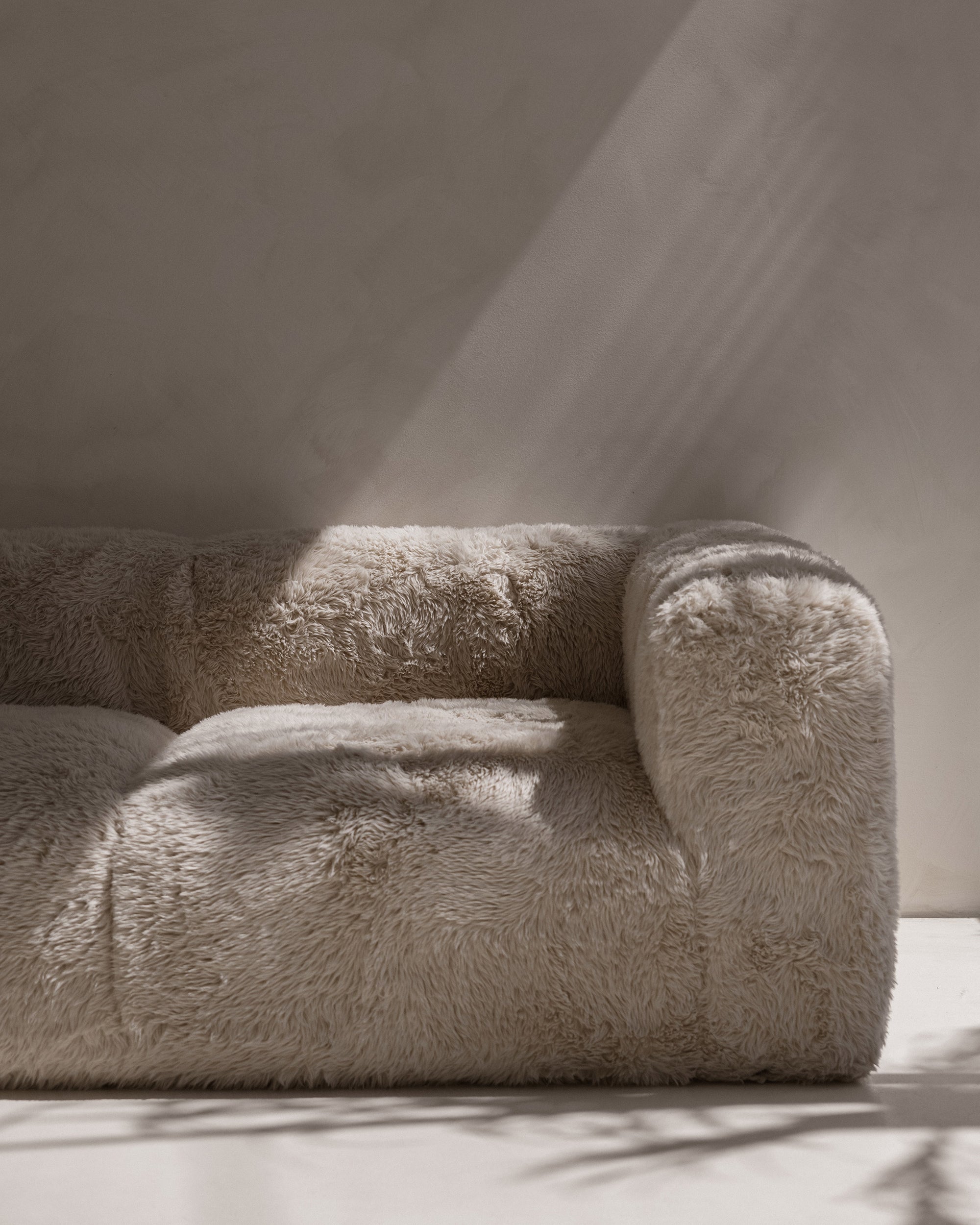 Harlow Sofa | Fur Luxe | Three Seater Uniqwa Collections