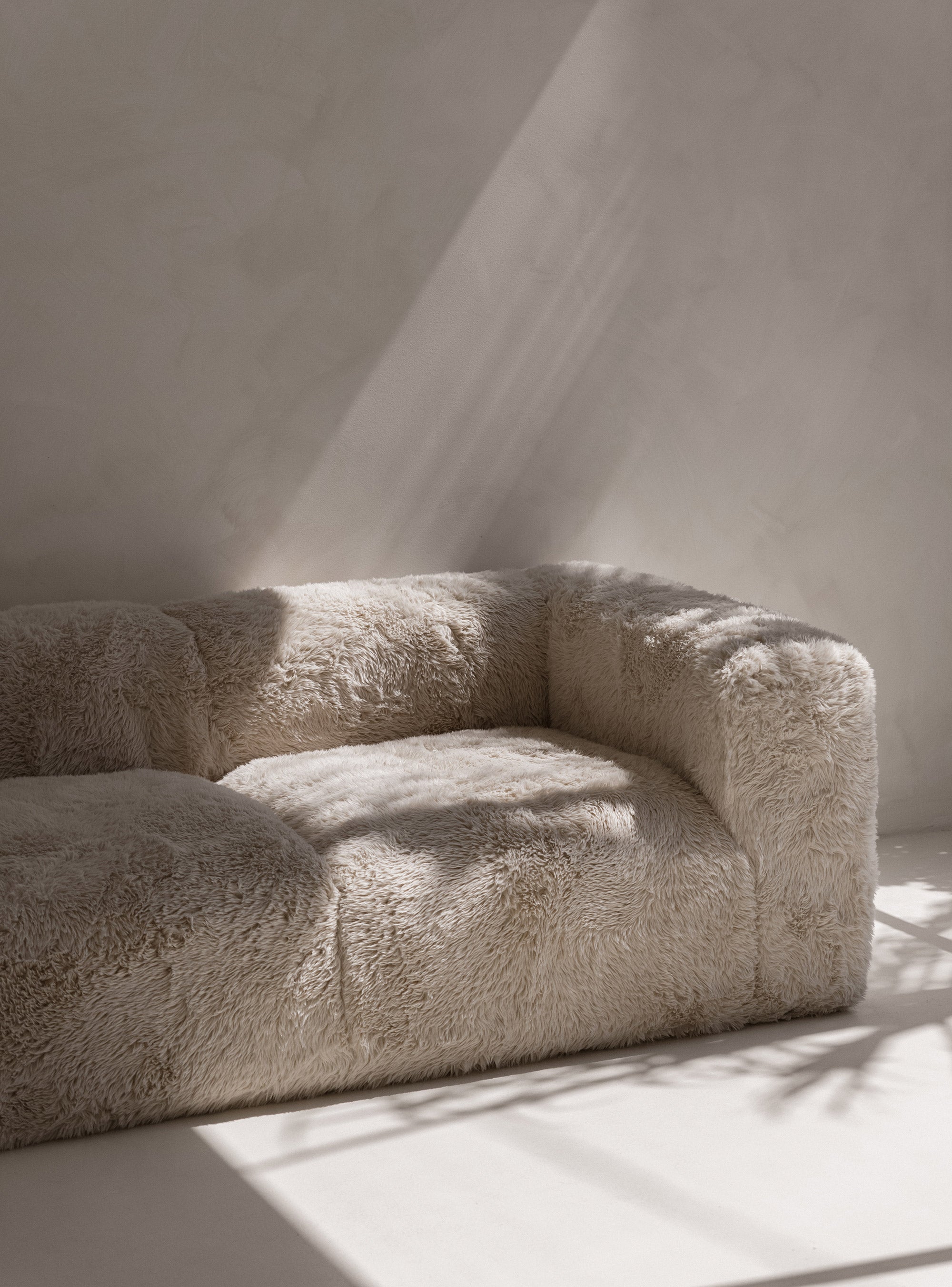Harlow Sofa | Fur Luxe | Three Seater Uniqwa Collections