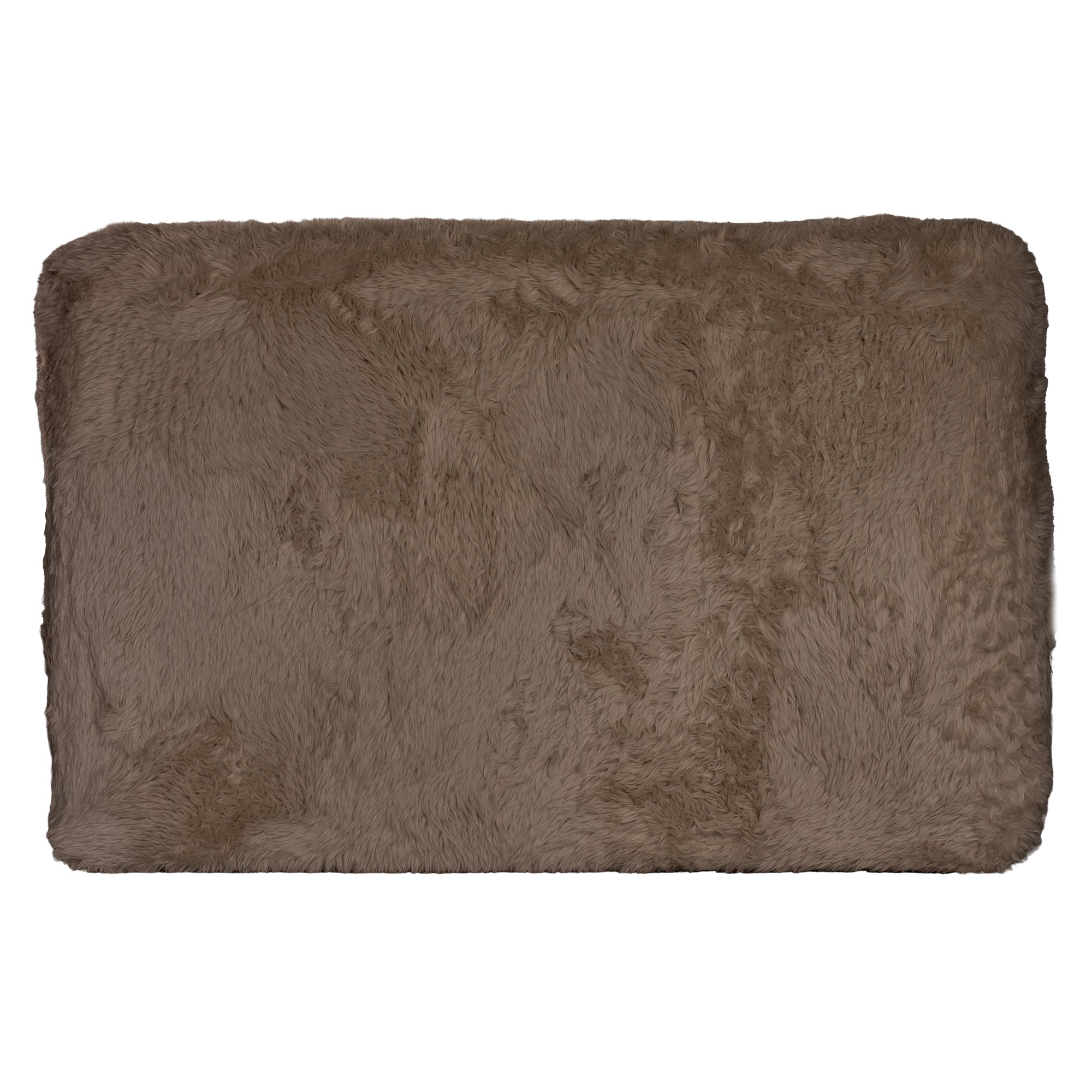 Harlow Sofa | One Seater | Fur Luxe | Chocolate Uniqwa Collections