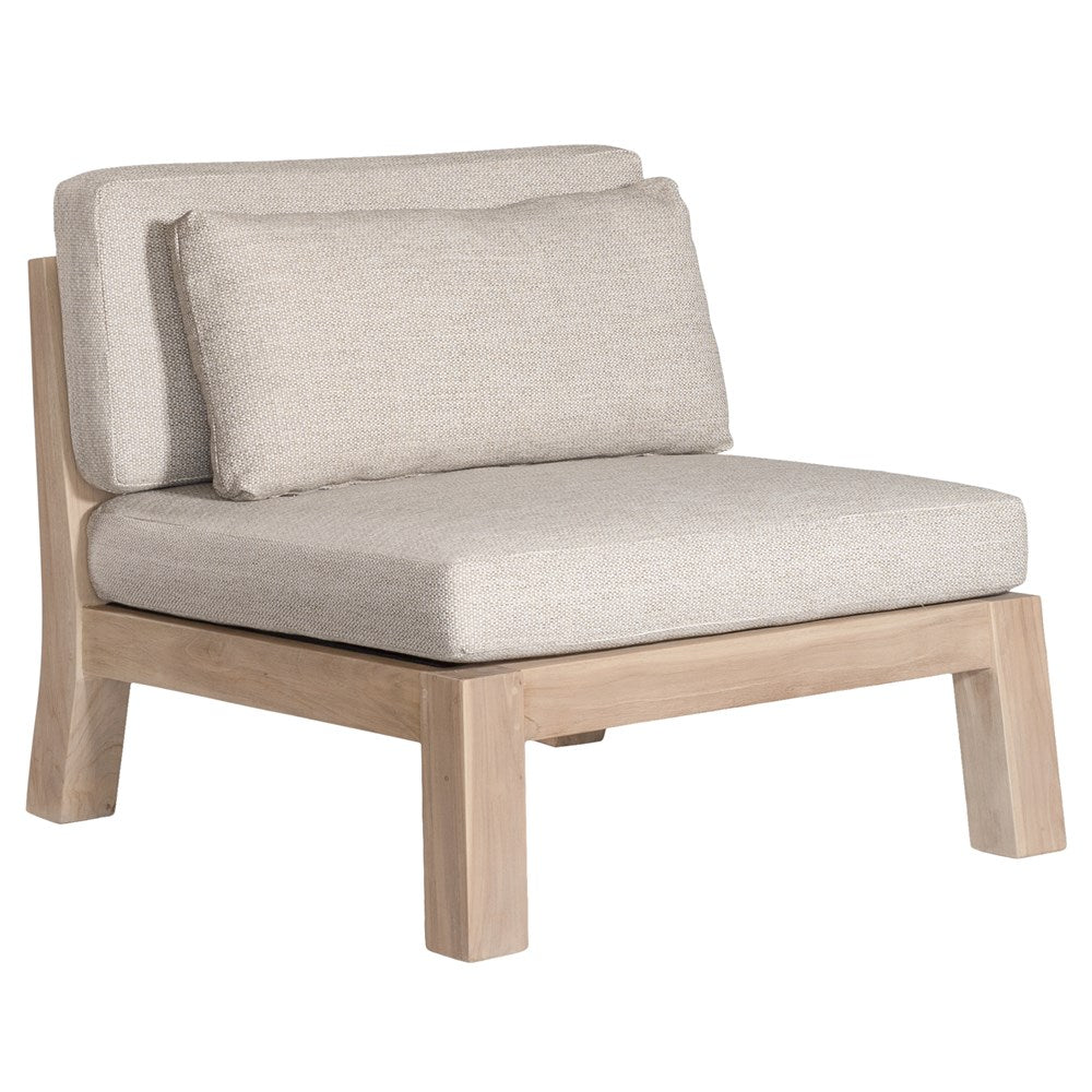 Harper Armless Sofa | One Seater Luxury Natural Uniqwa Collections