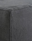 Hendrix Sofa | Chaise Left Hand Arm Charcoal Casual Stitching Uniqwa Collections