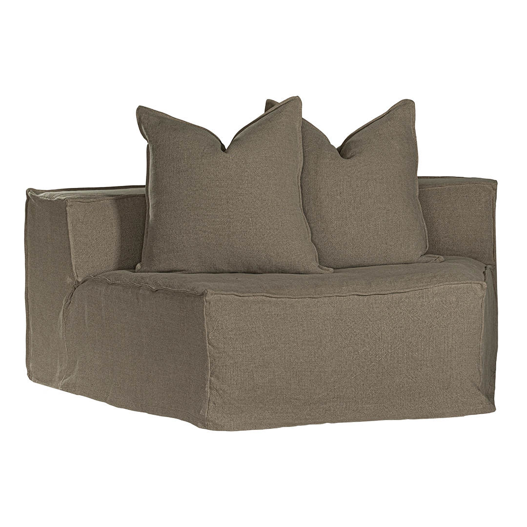 Hendrix Sofa | Curve Bark Uniqwa Collections