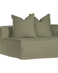 Hendrix Sofa | Curve Bay Leaf Uniqwa Collections