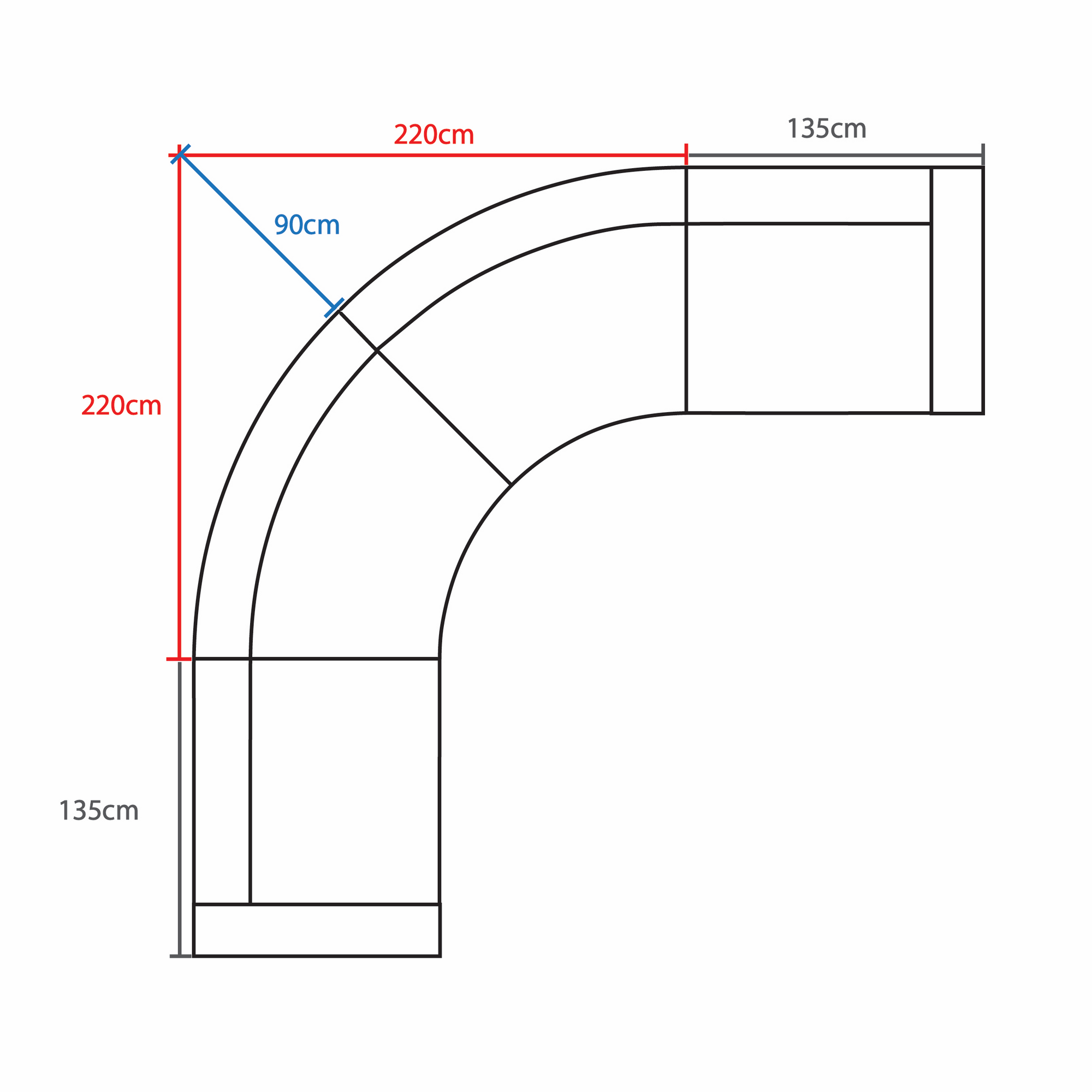 Hendrix Sofa | Curve Uniqwa Collections