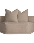 Hendrix Sofa | Curve Oatmeal Uniqwa Collections