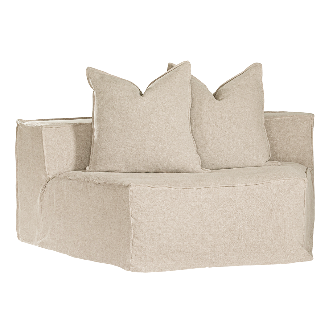 Hendrix Modular Sofa | Curve Module Sand Uniqwa Collections