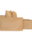 Hendrix Low Rider Sofa | Tan Leather Uniqwa Collections