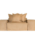 Hendrix Low Rider Sofa | Tan Leather Uniqwa Collections