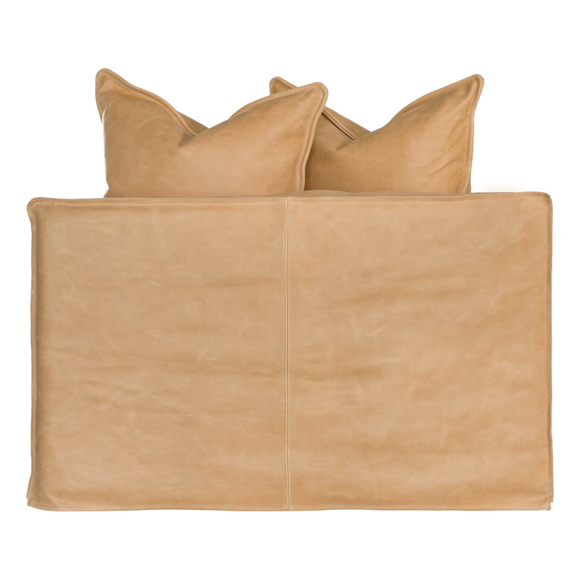 Hendrix Low Rider Sofa | Tan Leather Uniqwa Collections