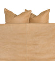 Hendrix Low Rider Sofa | Tan Leather Uniqwa Collections