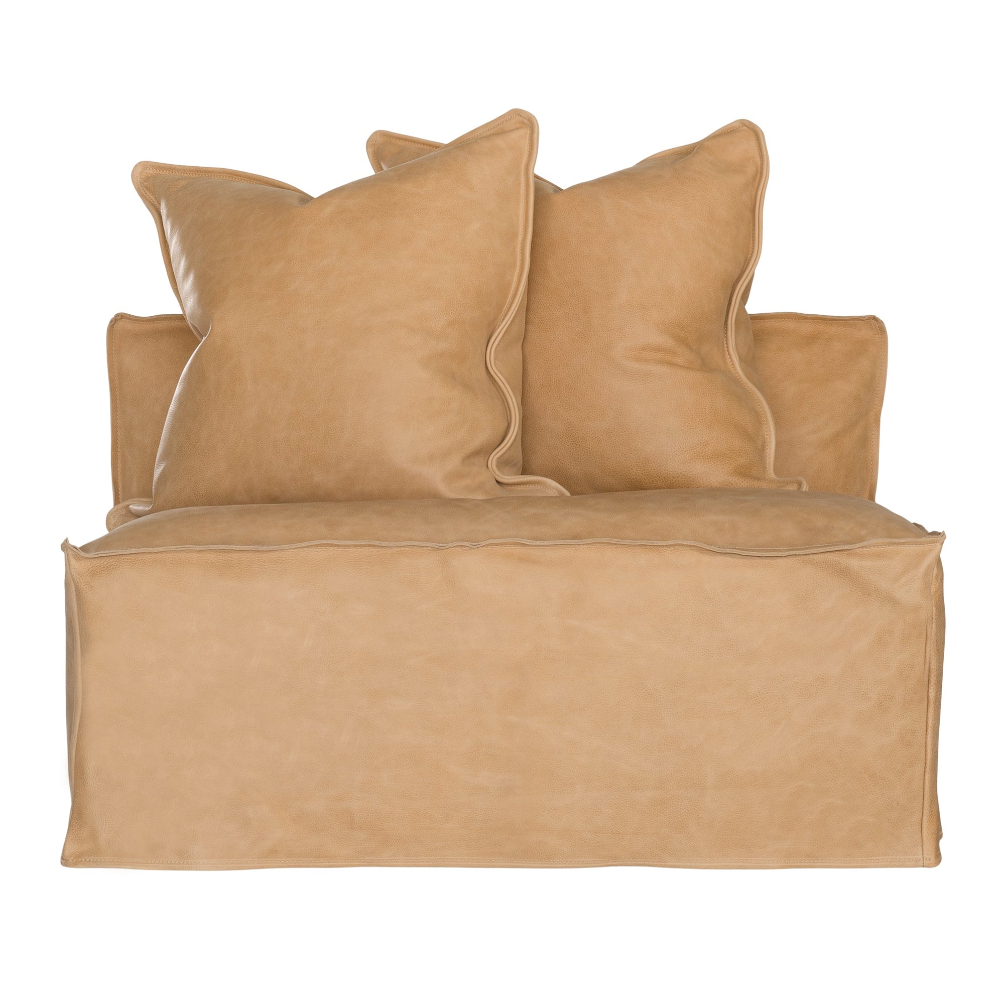 Hendrix Low Rider Sofa | Tan Leather Uniqwa Collections