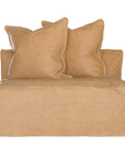 Hendrix Low Rider Sofa | Tan Leather Uniqwa Collections
