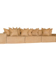 Hendrix Low Rider Sofa | Tan Leather Uniqwa Collections