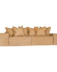 Hendrix Low Rider Sofa | Tan Leather Uniqwa Collections