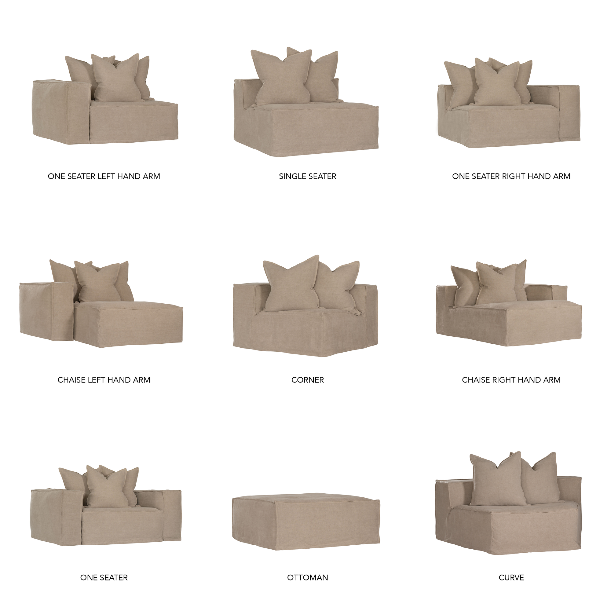 Hendrix Sofa | Curve Uniqwa Collections