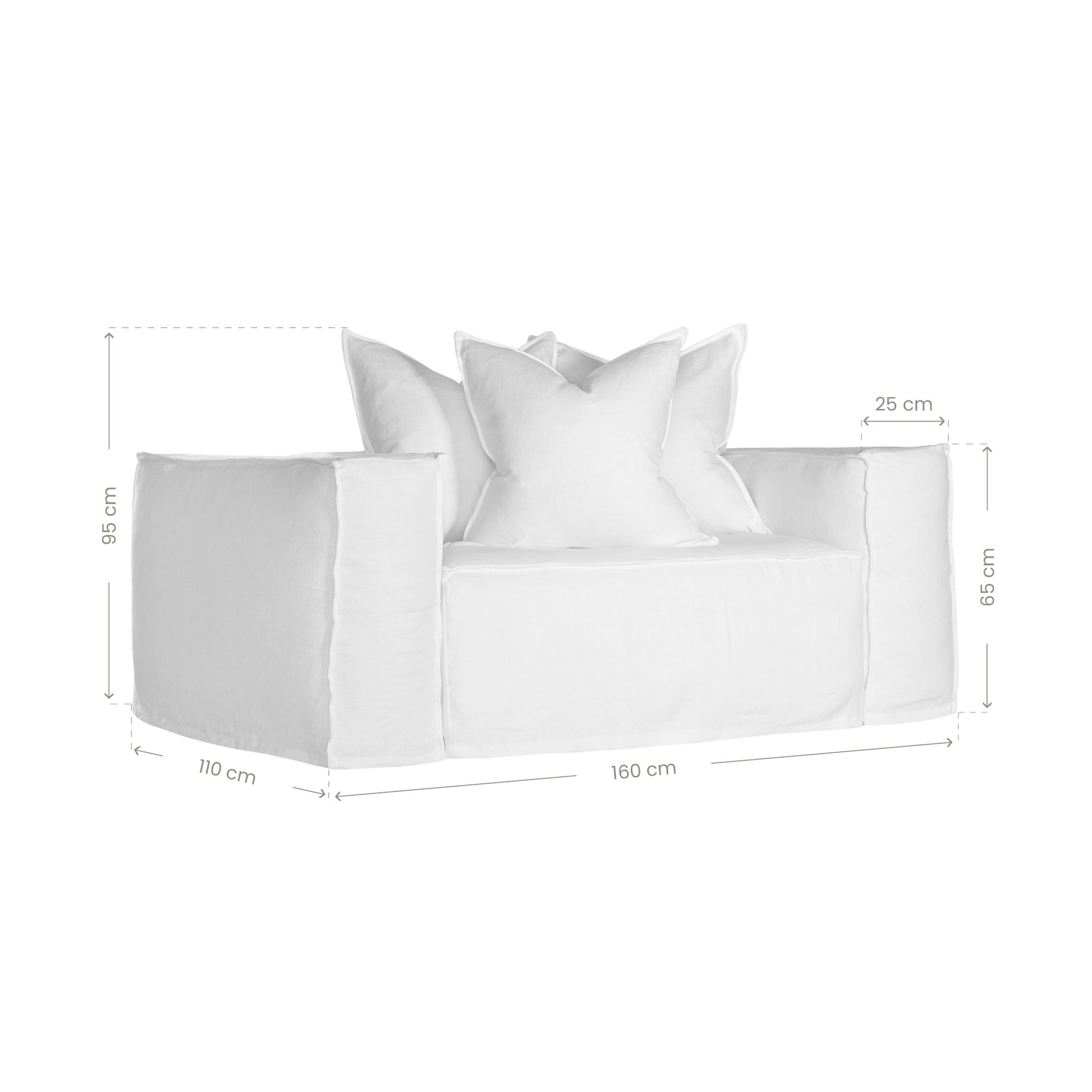 Hendrix Sofa | One Seater Uniqwa Collections